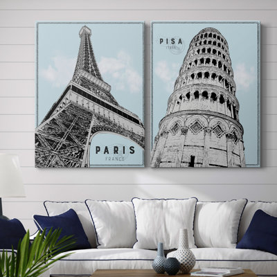 " Mid Modern Paris " 2 - Pieces