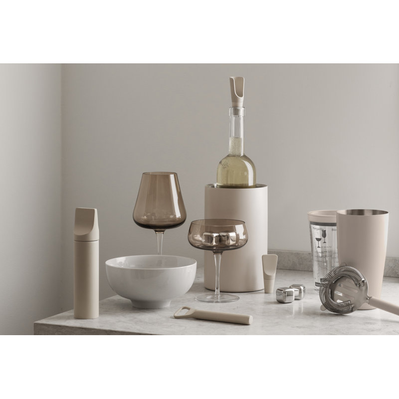 Ilo Set Of 4 Wine Accessories, Beige