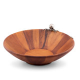 Handmade Wood Salad Bowl