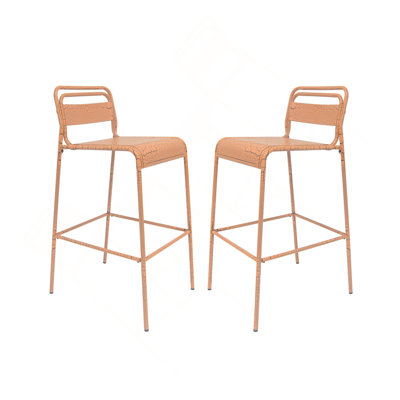 Tabouret de bar extérieur Carmella (ensemble de 2)