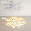 10-Light Acrylic LED Ceiling Light Warm Light-1922764326