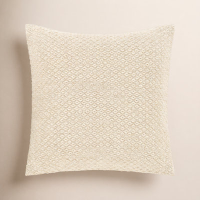 Hemlen Textured Wool Throw Pillow