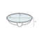 Vikrell Circular Drop-In Bathroom Sink with Overflow