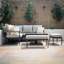 Nazmir 6 - Person Patio Dining Set Square Table with Cushions Included