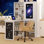 Bureau d'ordinateur pliable, bureau d'ordinateur mural