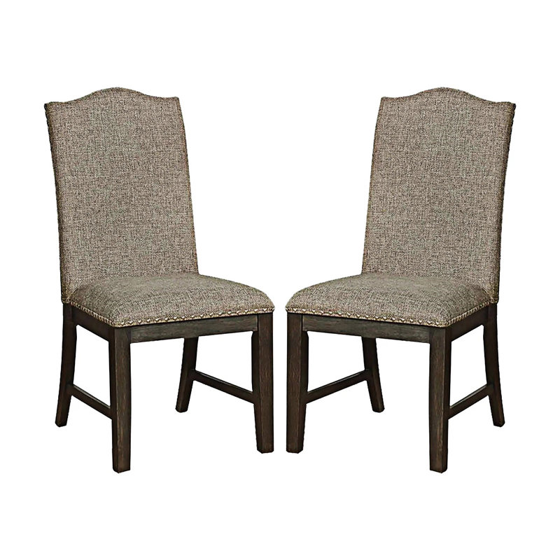 Chaise d'appoint rembourrée (ensemble de 2)