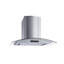 Hotte murale convertible 30 pouces 400 CFM en acier inoxydable avec filtre inclus