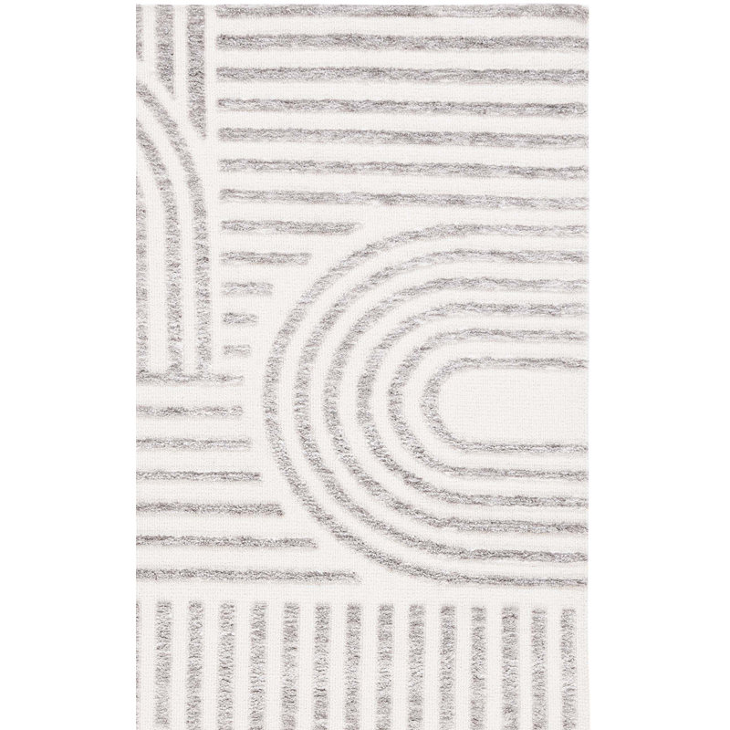 Izaan Performance Performance Striped Rug, Rectangle 4' x 6'