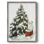 «Christmas Holiday Art CCXLV», reproduction d'art encadrée - bois massif-729756552