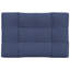 Coussin à palette 100% polyester bleu marine vidaXL 47,2 po x 31,5 po x 4,7 po-974321556-974321557