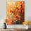 «Daffodil Radiance In Pastels Impressionist II - Daffodils», art mural encadré