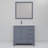 Jacques 36 in. W x 22 in. D Left Offset Bath Vanity, Faucet Set, & 34 in. Mirror-66637718-90699733