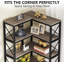 7-Tier Large Corner Bookshelf-114804311
