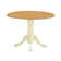 Philipston Extendable Round Solid Wood Dining Table
