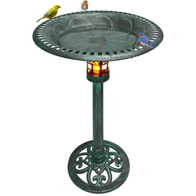 Bain d'oiseaux à éclairage solaire Biaver