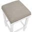 Tabouret de comptoir blanc Auxane