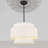 18" Modern 4-light Dimmable Drum Chandelier