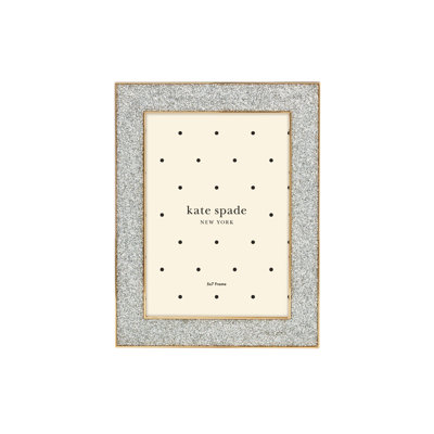 Sitting Pretty 5x7 Silver Glitter Frame