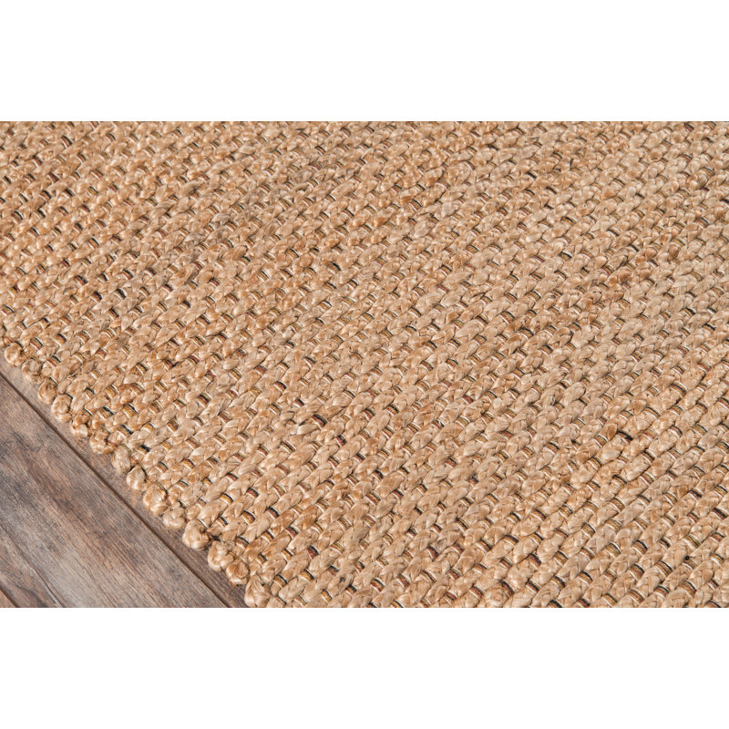 Tapis brun tissé à la main Marrugo, Rectangle 3 pi 9 po x 5 pi 9 po