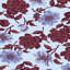 Tapis floral en polyester Borupurp-1052239843