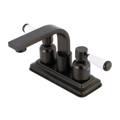 Robinet de salle de bain central à 4 poignées 2 trous Kingston