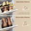 18 Pair Flip Down Shoe Storage