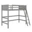 Lit mezzanine en bois massif avec échelle-1488533692