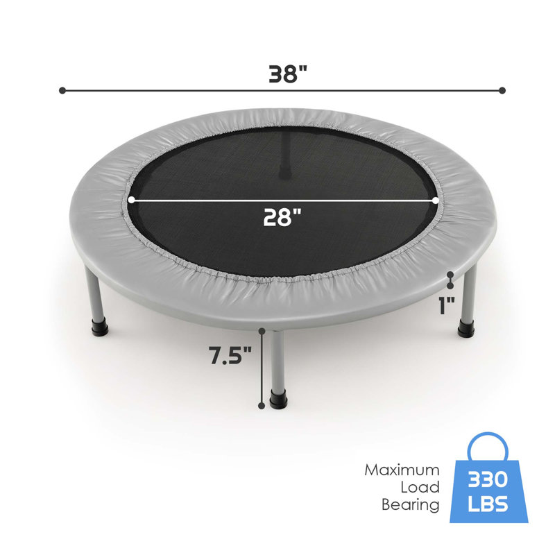 Trampoline d'intérieur pliable 38 po Costway