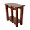 Table de bout en bois massif avec rangement Damius