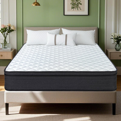 Matelas hybride en mousse viscoélastique gélifiée 12 po
