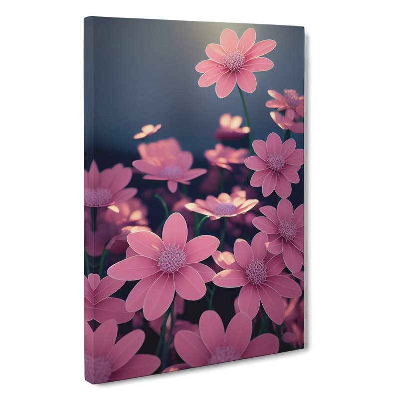 The Terrific Flowers - Wrapped Canvas, 50cm H x 35cm W x 3cm D