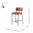 Wyett Upholstered Counter Stool with Metal Frame-690634930