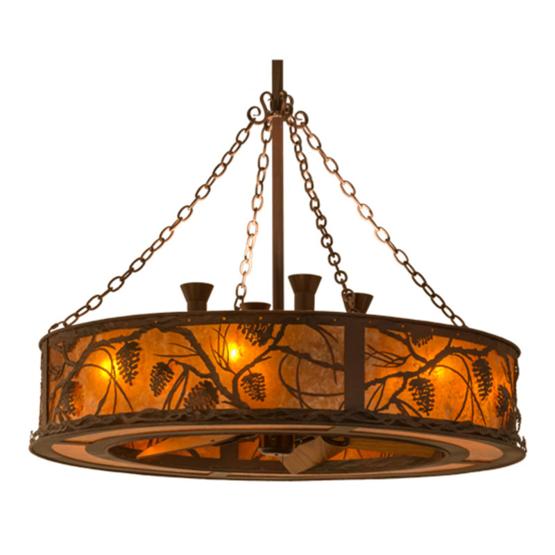 Whispering Pines Downrod Ceiling Fan