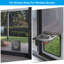 9.8'' W x 11.8'' H Plastic Door Mounted Pet Door