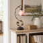 Lampe de table style Tiffany Flora