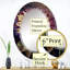 Miroir mural jaune et mauve-99568829