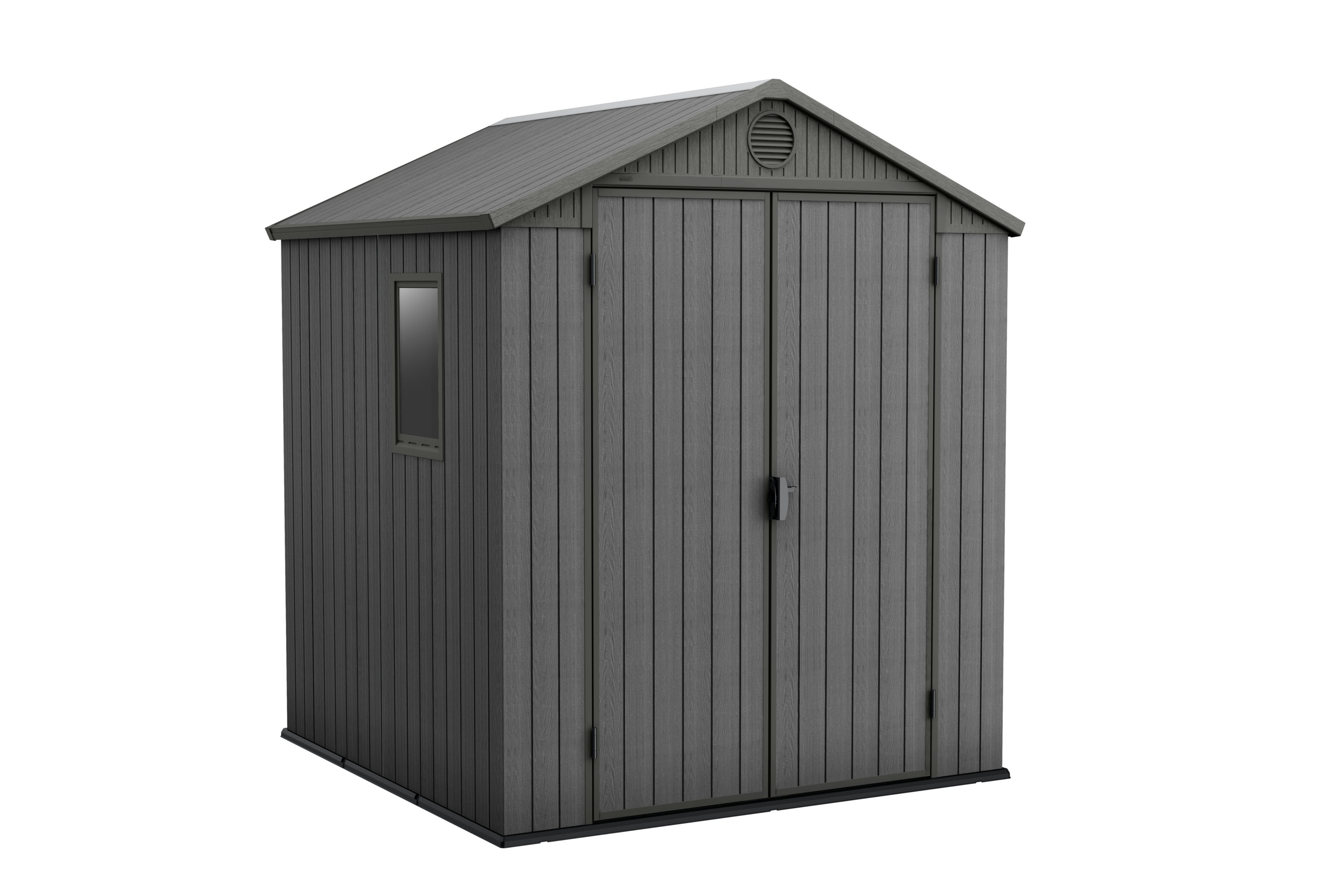 Keter Darwin 6x6 ft. Durable Resin Outdoor Storage Shed With Floor and