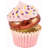 Cupcake Metal Decorative Box