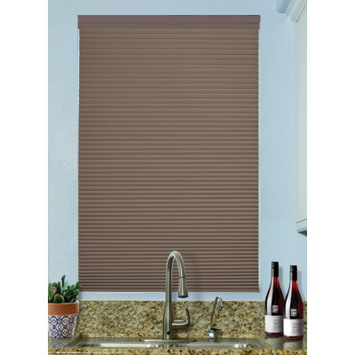 Cordless Top Down/Bottom Up Blackout Cellular Shade, 9/16" Single Cell