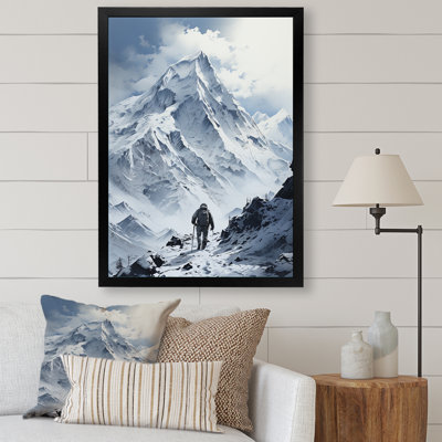 Montagnes françaises sur une impression sur toile