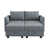 Bluish Gray Polyester Blend