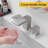 Widespread 2-handle Bathroom Faucet with Drain Assembly-126351080