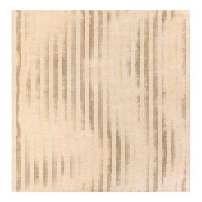 Tapis en laine naturelle Jill Zarin Winchester, Carré 10 pi