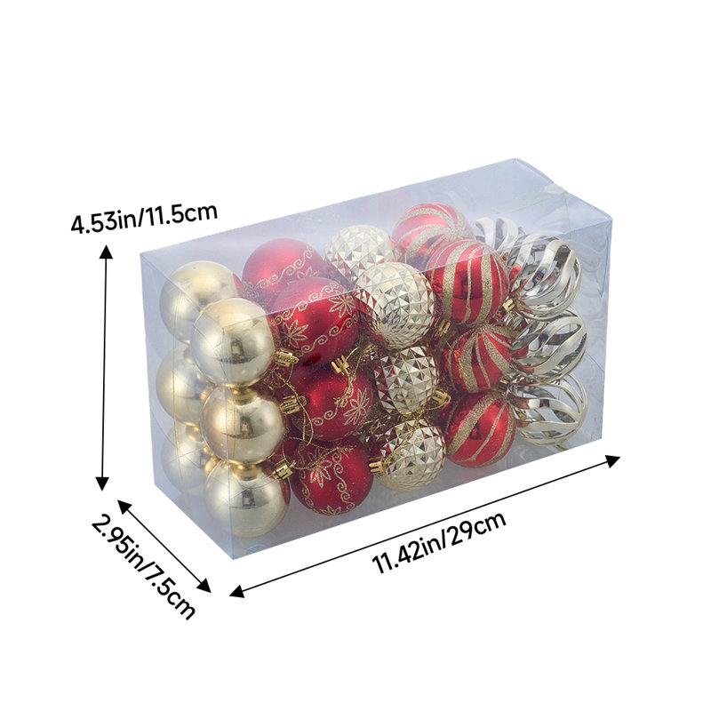 11.5cm Plastic / Acrylic Bauble