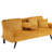 Minimalist style, straight-line corduroy sofa suitable for sitting and lying in the living room and bedroom-491383064
