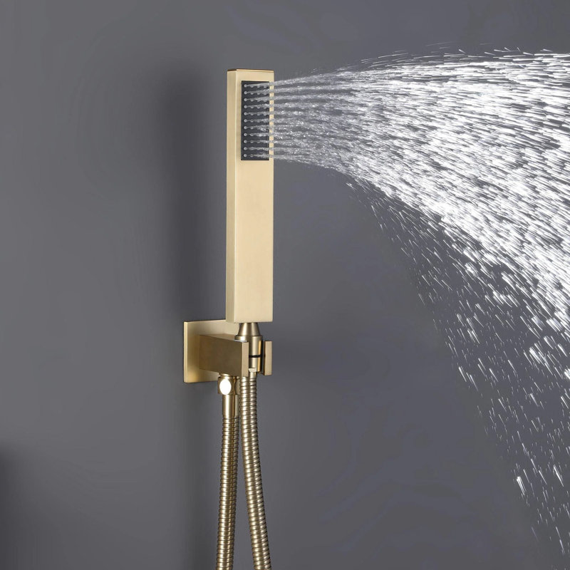 All-In-One Kit with Rough in-Valve, Gold