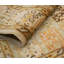 Tapis unique nouvel âge en laine noué à la main beige 4 pi 3 po x 6 pi Carlotta