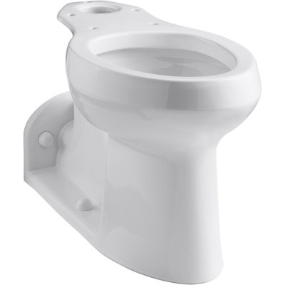 Barrington™ Comfort Height® Rear Outlet Toilet Bowl with Bedpan Lugs and Antimicrobial Finish, Less Seat