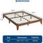 Structure de lit double en bois, support de lattes de 11,8 po, sans sommier, facile à assembler-129241550-129241545