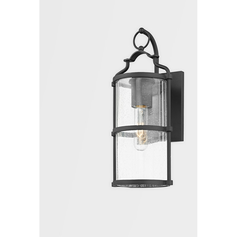 Burbank 1 Light Wall Sconce, Black, 14" H x 6.25" W x 7" D